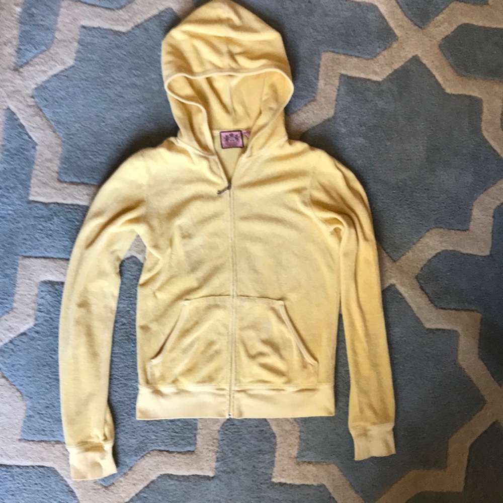 Juicy Couture velour zipped hoody